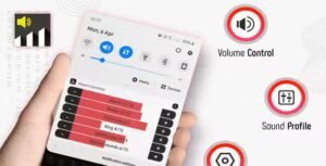 Mobile Volume Controlling App By TM03