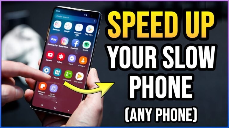 Speed Up Your Slow Phone By 369