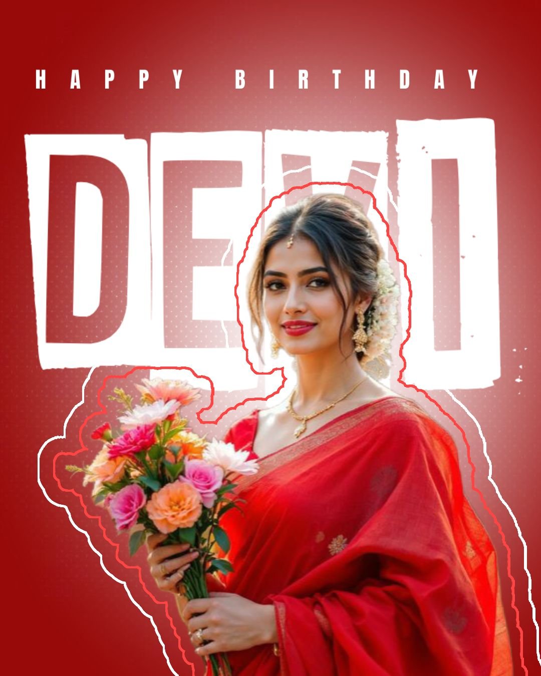 Birthday Poster Editing Unique Style By DK85