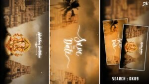 Wedding Invitation Video Editing By DK89