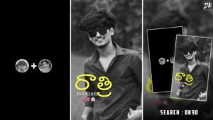 Creative block and white status video editing By DK90