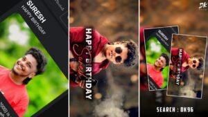 Boy's birthday video editing in Alight Motion By DK96
