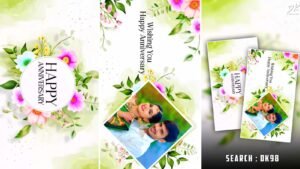 Wedding anniversary video editing in Alight motion By DK98
