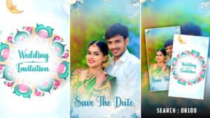 Wedding Invitation Video Editing in Alight motion By DK100