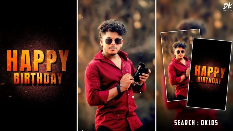 Mass Birthday Video Editing in Alight motion By DK105